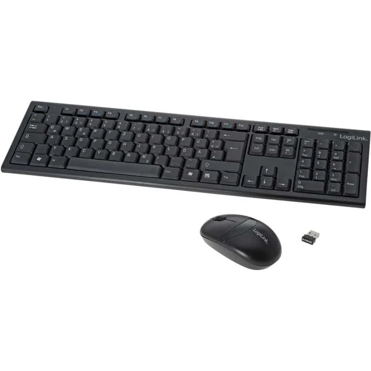 LogiLink Combo Set with Autolink - Tastatur-und-Maus-Set - kabellos - 2.4 GHz - QWERTZ (ID0104) – Bild 6