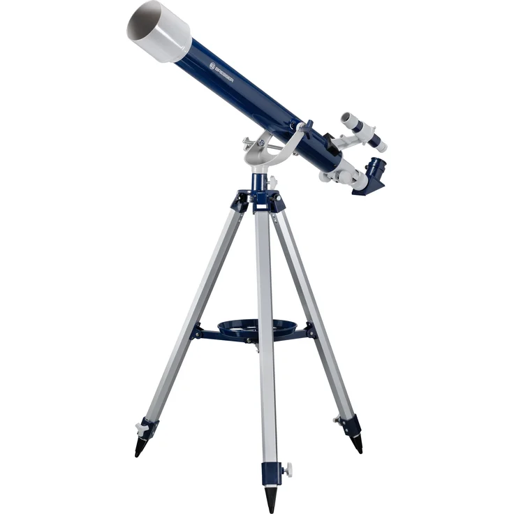 Bresser junior Linsenteleskop 60-700 AZ mit azimutalem Stativ, LED Sucher, Transportkoffer und weiterem Zubehör – Bild 4