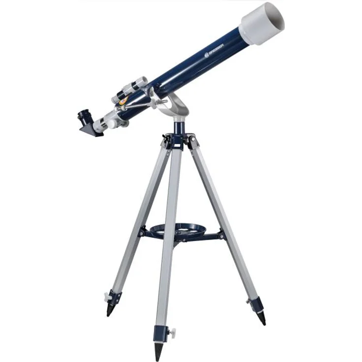 Bresser junior Linsenteleskop 60-700 AZ mit azimutalem Stativ, LED Sucher, Transportkoffer und weiterem Zubehör – Bild 3