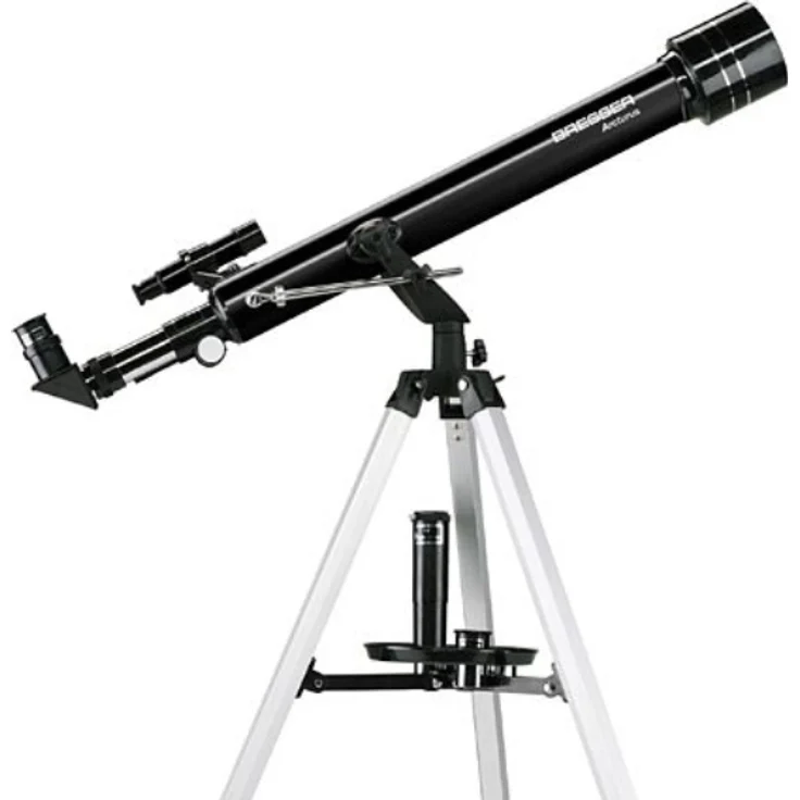 Bresser Teleskop Arcturus 60-700 Einsteigerteleskop mit Stativ und reichlich Zubehör mit praktischem Koffer für den Transport – Bild 7