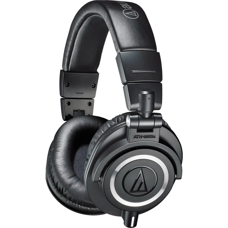 Audio Technica ATH-M50x DJ-Kopfhörer für Studio Over-Ear-Kopfhörer, schwarz – Bild 9