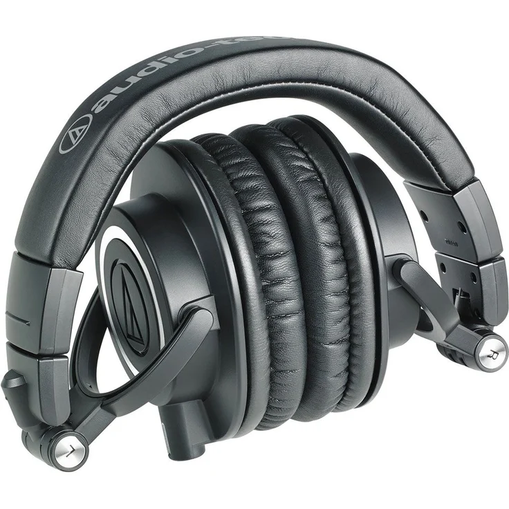 Audio Technica ATH-M50x DJ-Kopfhörer für Studio Over-Ear-Kopfhörer, schwarz – Bild 8