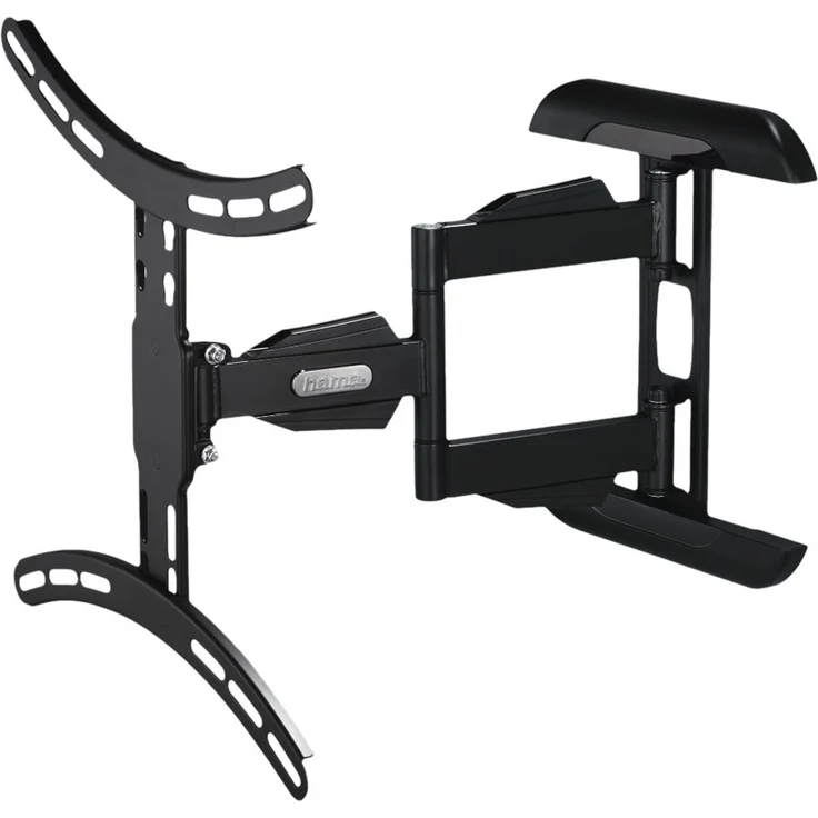 Hama TV-Wandhalterung (neigbar, schwenkbar, vollbeweglich für Fernseher von 32 bis 65 Zoll (81 cm bis 165 cm Bildschirmdiagonale), inkl. Fischer Dübel, VESA bis 400x400, max. 35 kg) schwarz – Bild 4