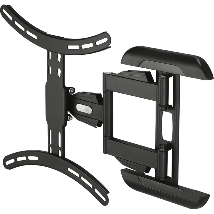 Hama TV-Wandhalterung (neigbar, schwenkbar, vollbeweglich für Fernseher von 32 bis 65 Zoll (81 cm bis 165 cm Bildschirmdiagonale), inkl. Fischer Dübel, VESA bis 400x400, max. 35 kg) schwarz – Bild 7