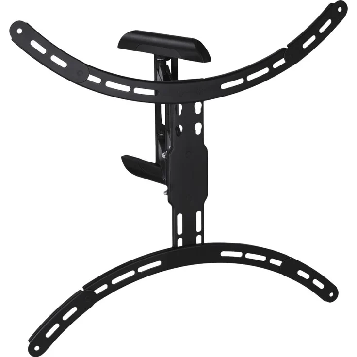Hama TV-Wandhalterung (neigbar, schwenkbar, vollbeweglich für Fernseher von 37 bis 75 Zoll (94 cm bis 191 cm Bildschirmdiagonale), inkl. Fischer Dübel, VESA bis 600x500, max. 45 kg) schwarz – Bild 5