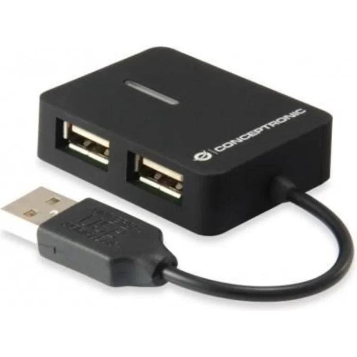 Conceptronic C4PUSB2 USB-Hub 4-Port Netzwerk-Hub – Bild 2