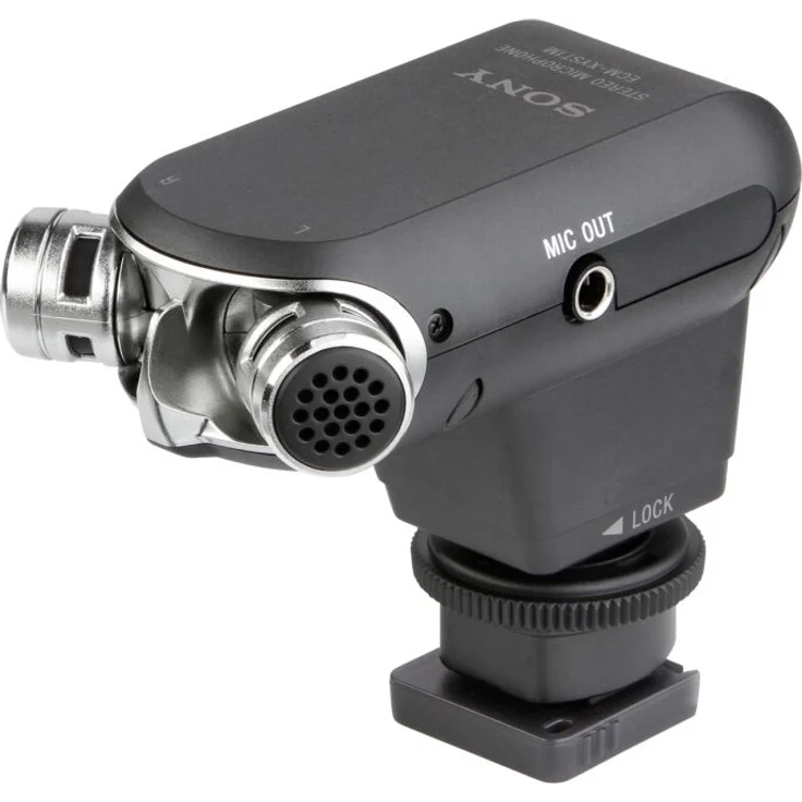 Sony ECM-XYST1M Stereomikrofon für Kameras & Camcorder mit Multi-Interface-Zubehörschuh (120-Grad-Sound, Mikrofonausgang, Vlogging, passend für u.a A9, A7, A6000 Serien, RX100 Serien) schwarz – Bild 2