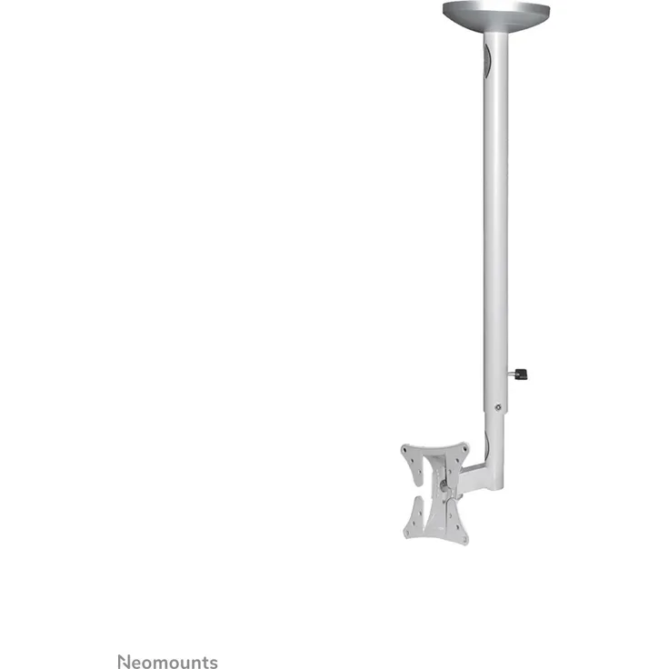 NewStar FPMA-C50 LCD Deckenhalterung (25 cm (10 Zoll) bis 75 cm (30 Zoll), Höhe 50 cm bis 85 cm) Silber