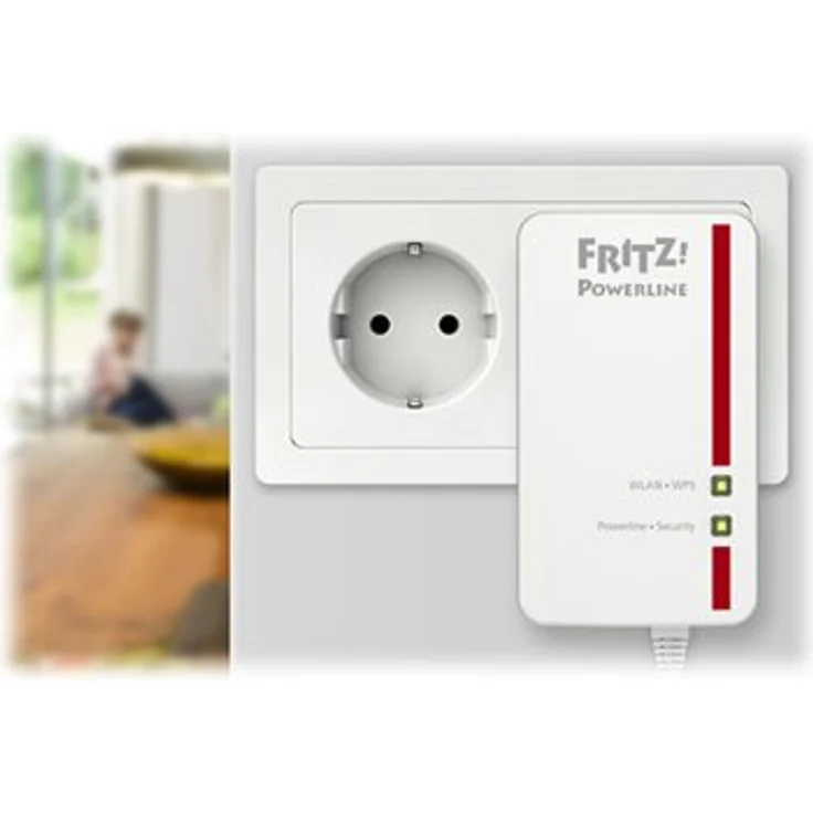 AVM FRITZ!Powerline 540E - 510E WLAN Set (500 MBit-s, WLAN-Access Point, Fast-Ethernet-LAN, internationale Version) – Bild 6