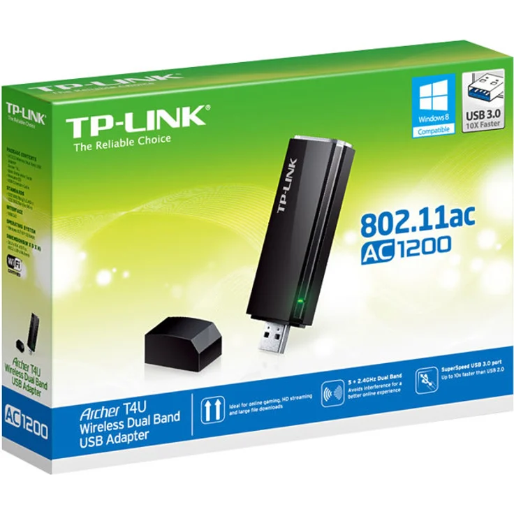 TP-LINK AC1200 Archer T4U 1200MBit Dualband USB-WLAN-ac Gigabit Router – Bild 5