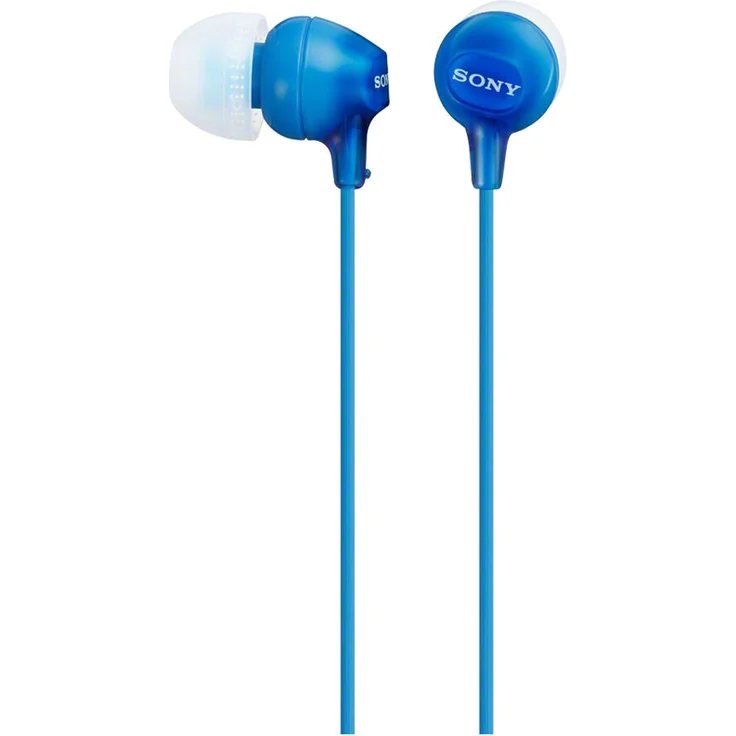Sony MDR-EX15AP In-Ear Kopfhörer mit Mikrofon, blau – Bild 2
