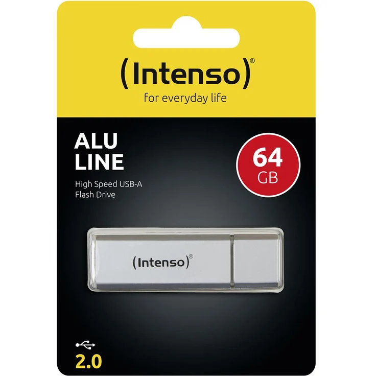 Intenso Alu Line 64 GB USB-Stick USB 2.0 silber – Bild 3