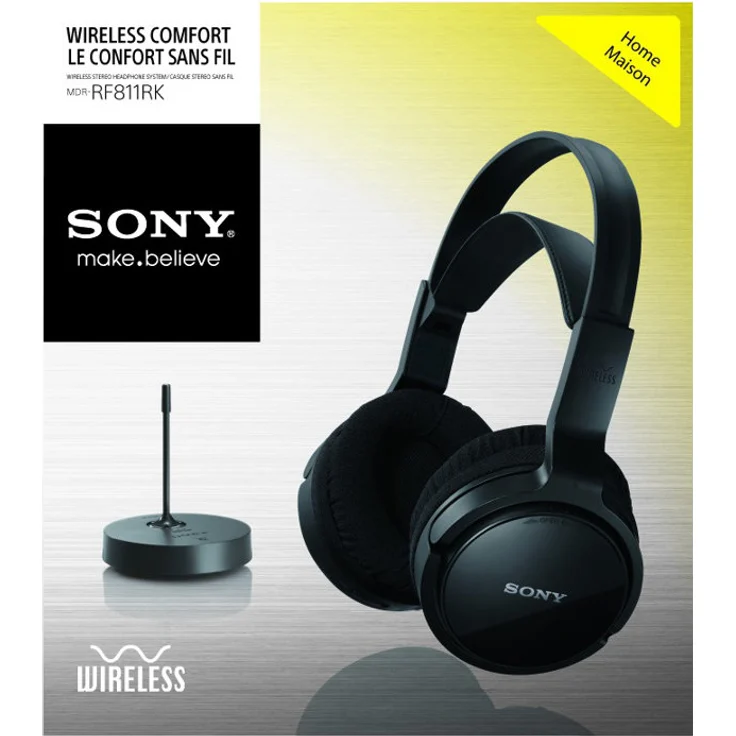 Sony MDR-RF811RK Funkkopfhörer Over-Ear-Kopfhörer mit Bluetooth, schwarz – Bild 4