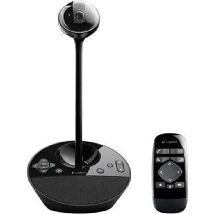 Logitech BCC950 All-in-One-Videokonferenzsystem - HD 1080p, 180°Blickfeld, Breitbandaudio, Motorisierte Kamera, Multidirektionaler Lautsprecher, Für 1-4 Personen, PC/Mac - Schwarz (960-000867) – Bild 4