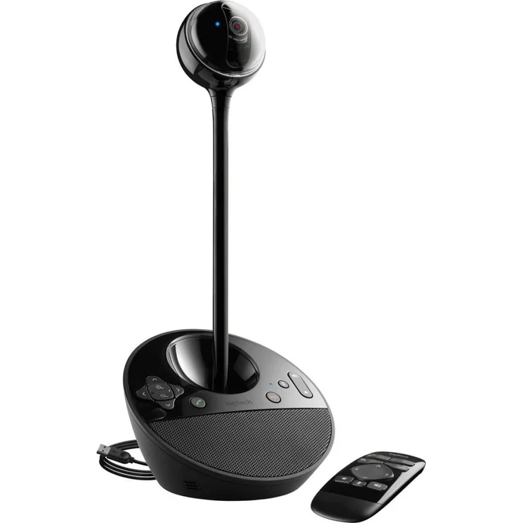 Logitech BCC950 All-in-One-Videokonferenzsystem - HD 1080p, 180°Blickfeld, Breitbandaudio, Motorisierte Kamera, Multidirektionaler Lautsprecher, Für 1-4 Personen, PC/Mac - Schwarz (960-000867) – Bild 10