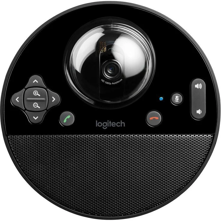 Logitech BCC950 All-in-One-Videokonferenzsystem - HD 1080p, 180°Blickfeld, Breitbandaudio, Motorisierte Kamera, Multidirektionaler Lautsprecher, Für 1-4 Personen, PC/Mac - Schwarz (960-000867) – Bild 9