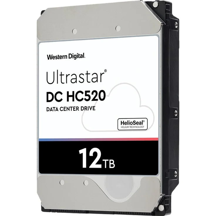 WD Ultrastar DC HC520 HUH721212ALE604 - Festplatte - 12 TB - intern - 3.5" (8.9 cm) - SATA 6Gb/s - 7200 rpm - Puffer: 256 MB – Bild 2
