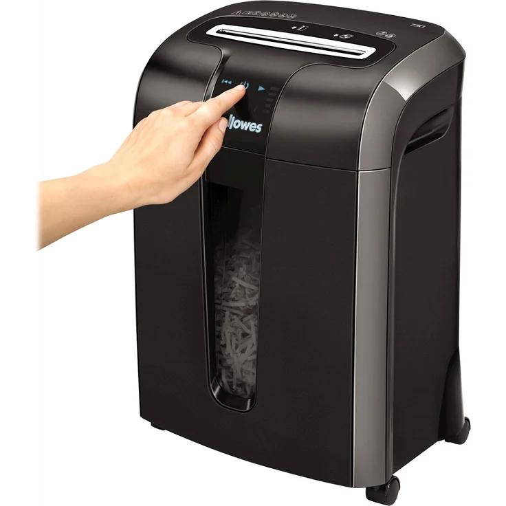 Fellowes Aktenvernichter Powershred 73Ci, Partikelschnitt (P-4) 12 Blatt, für das Büro oder Home Office, 100% Staufrei, SafeSense Technologie, geeignet zur Datenschutz-Grundverordnung (DSGVO) – Bild 8