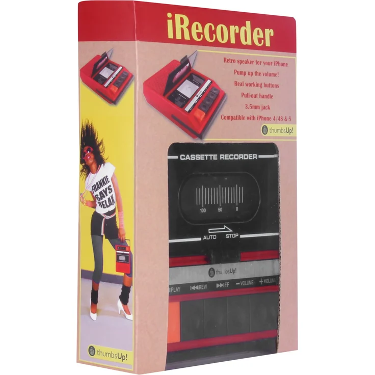 Thumbs Up IREC iRecorder Retro Tape Recorder (Dockingstation) – Bild 3