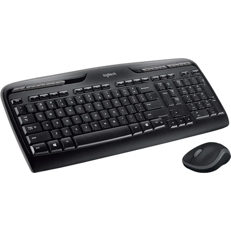 Logitech Wireless Combo MK330 - Tastatur-und-Maus-Set - kabellos - 2.4 GHz - USA International QWERTY - Schwarz (920-003989) – Bild 3