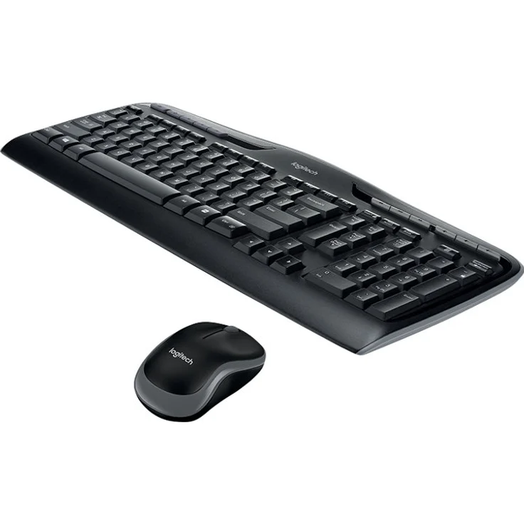 Logitech Wireless Combo MK330 - Tastatur-und-Maus-Set - kabellos - 2.4 GHz - USA International QWERTY - Schwarz (920-003989) – Bild 2
