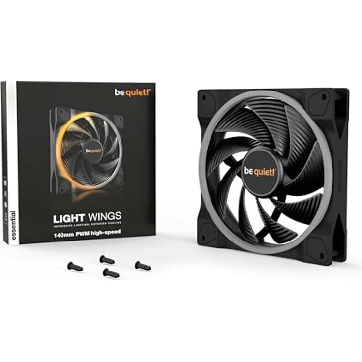 be quiet! Light Wings, 140mm PWM high-speed, Gehäuselüfter - Preisvergleich – Bild 5