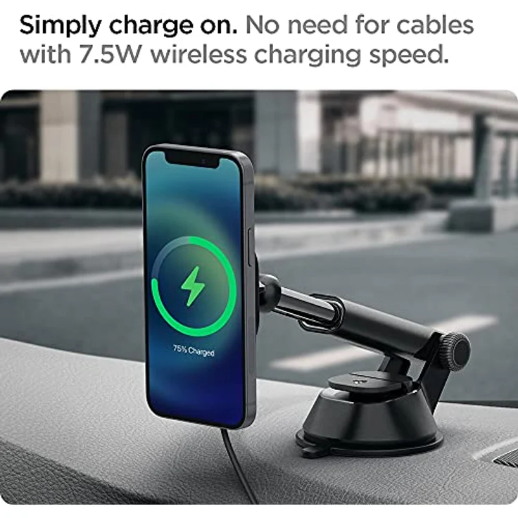 Spigen MagSafe-Ladegerät ITS35W, Magnetische Smartphone Halterung, Schwarz – Bild 9