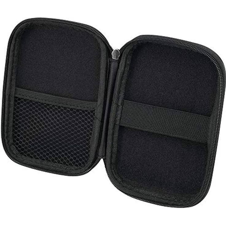 Renkforce RF-4402626 Festplatten-Tasche, 6.35cm (2.5 Zoll) Schwarz mit Netztasche und elastischem Band zur sicheren Aufbewahrung – Bild 3