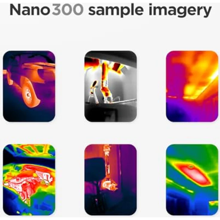 Seek Thermal CQ-DBAX, Wärmebildkamera Schwarz mit 320 x 240 Pixel Auflösung, -20 bis 330 °C Temperaturmessbereich, USB-C Schnittstelle – Bild 2