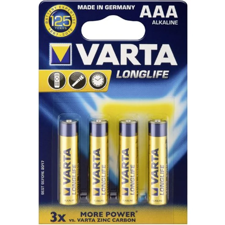 Varta Alkaline Extra Longlife 4103 Micro LR03 – Bild 3