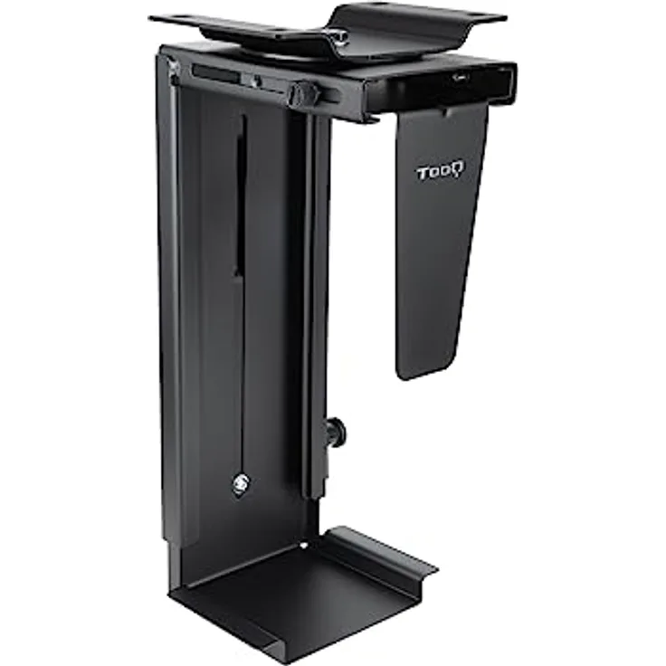 TooQ TQMUD01 Zentraleinheit aus Metall für Büro/Wand, Schwarz