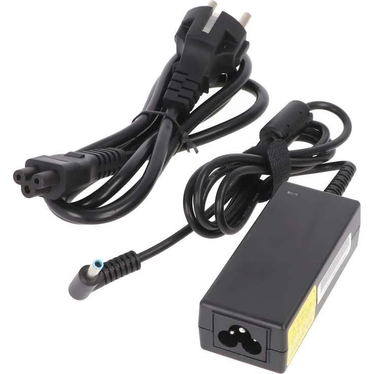AccuCell Netzteil HP L25296-001, 45W Ladegerät für HP Notebooks, 19,5V, 2,31A, Schwarz