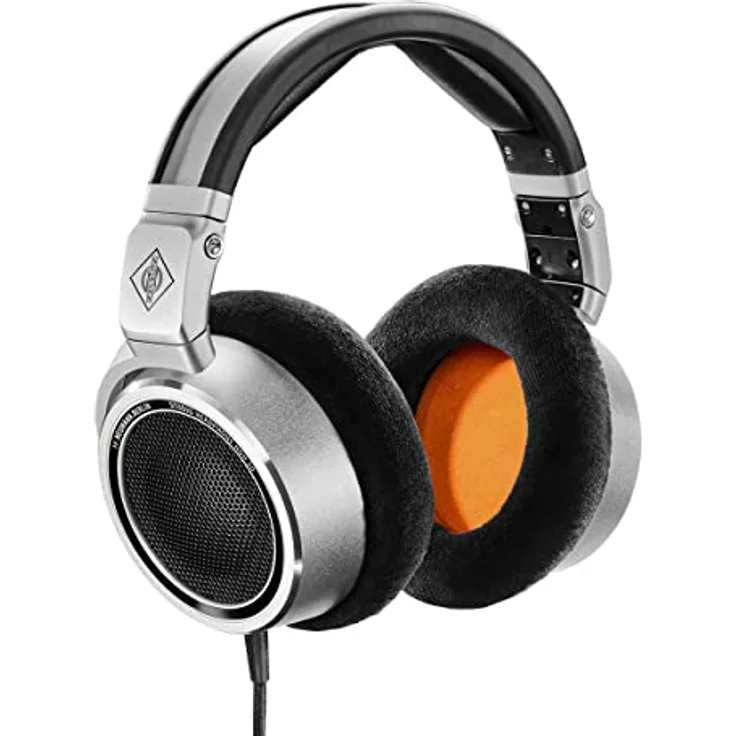 Neumann NDH 30 Dynamischer Open-Back Kopfhörer für professionelles Mixen, Mastering, Twitch, YouTube, Podcast, Produktion, High Definition Musikhören, Titan (509111) groß