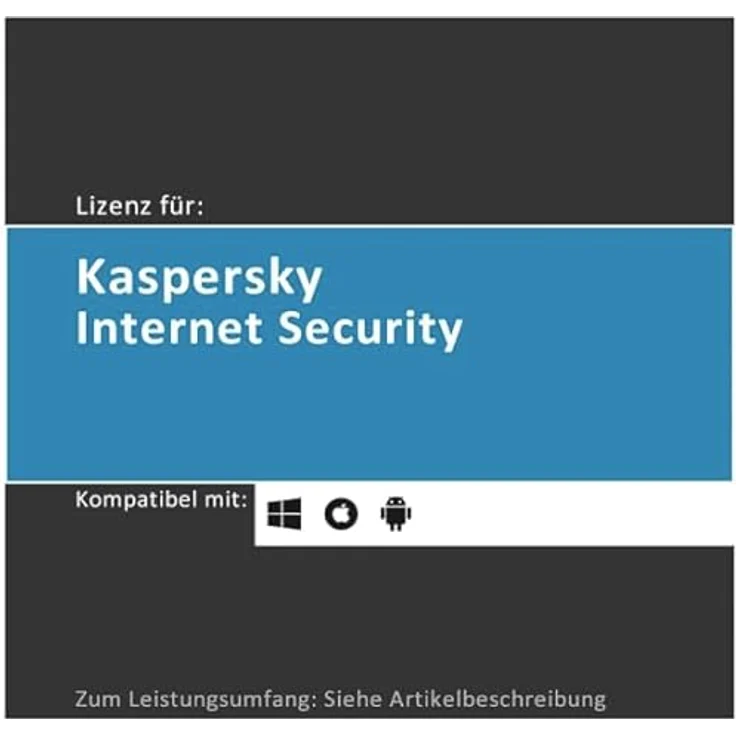 softwareGO Kaspersky Internet Security Plus 2026, Lizenz für 1 Gerät, 1 Jahr, originale Vollversion für PC/Mac/Android, Lizenzcode per E-Mail – Bild 1