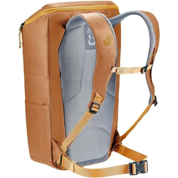 deuter Laptoprucksack UP Stockholm LTD, 22L Rucksack mit gepolstertem Laptopfach für 16 Zoll Laptops, ergonomisches Tragesystem, Farbe Cinnamon hellbraun – Bild 4