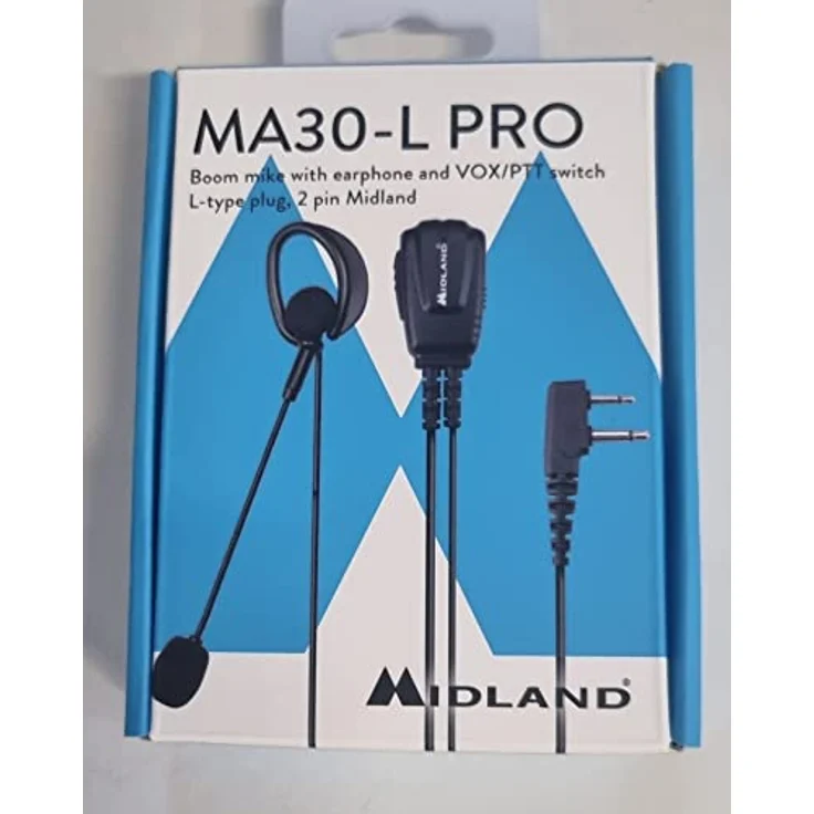 Midland MA 30-L Pro C1526, Headset mit Schwanenhals-Mikrofon und Freisprechfunktion für KFZ-Mobil-Adapter – Bild 1