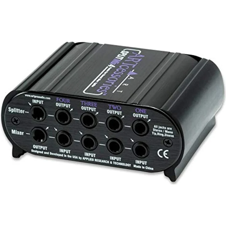 Art SplitMix4 passiver 4 Kanal Splitter-Mixer, vier Stereo-Eingangskanäle. – Bild 3