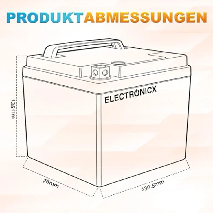 Electronicx GEL-12N9-4B-1 GEL Batterie 9Ah 12V, wartungsfrei, auslaufsicher, vibrationsfest für Motorrad, Roller, Quad und ATV – Bild 8