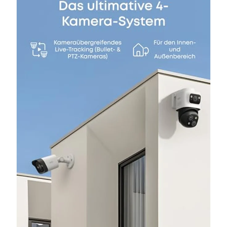 eufy NVR Security System S4, 4K Überwachungssystem mit 2 Bullet-Kameras und 2 Bullet-PTZ-Kameras, 2TB Speicher, KI-gestützte Objektverfolgung – Bild 7