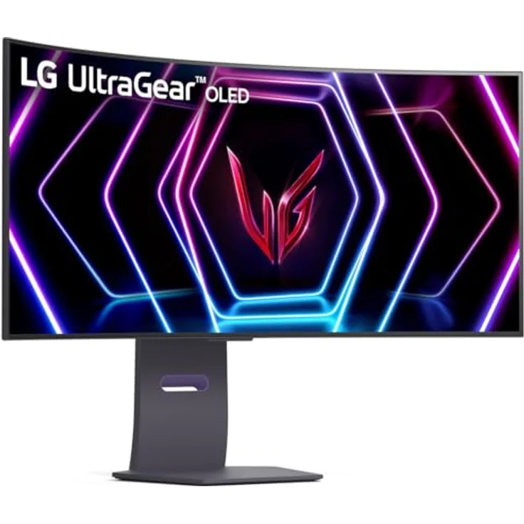 LG Ultragear™ 39GS95QE-B.AEU Gaming-PC-Monitor 39 Zoll OLED QHD mit 240 Hz und AMD FreeSync Premium Pro, Schwarz
