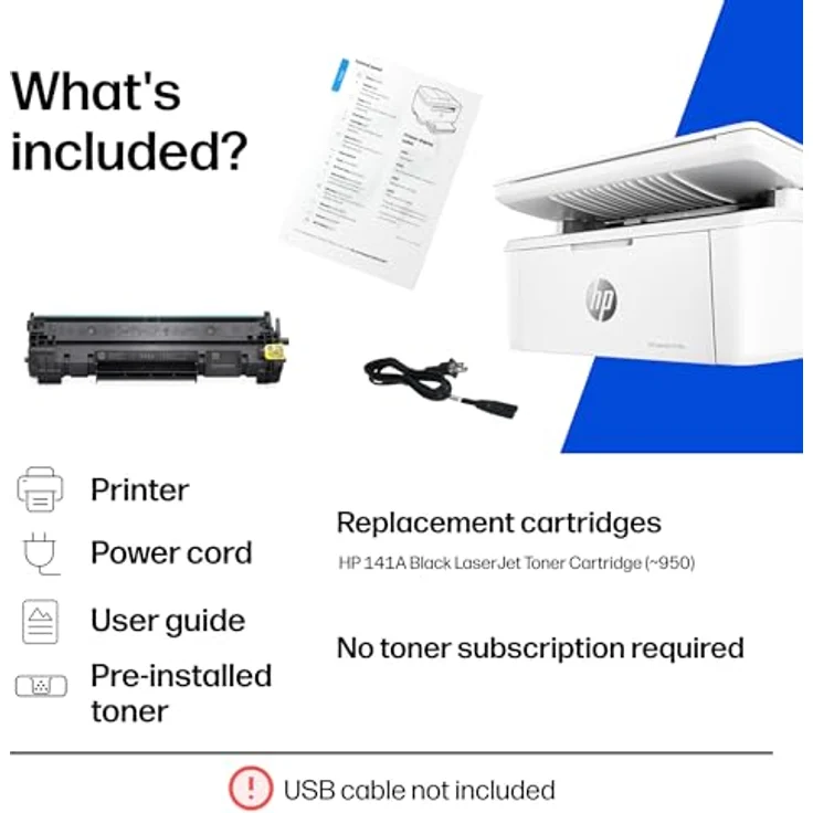 HP LaserJet Pro MFP M140w Wireless Weiß, Multifunktionsdrucker für Zuhause – Bild 8