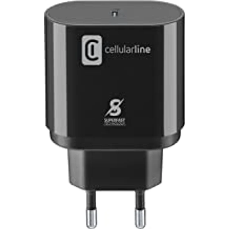 Cellularline | Netzwerk-Ladegerät | USB-C Super Fast Charge PD 25W Ladegerät – Bild 1