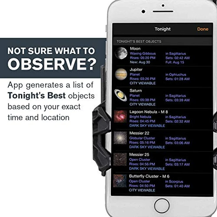 Celestron StarSense Explorer LT 80AZ StarSense Explorer™ LT 80AZ Smartphone App-Enabled Refraktor Teleskop – Bild 4