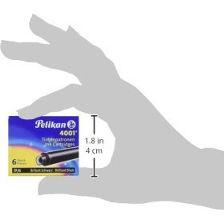 Pelikan 330803 Tintenpatrone 4001, 12er Pack löschbare Tintenpatronen für Pelikan- und andere Füller – Bild 3