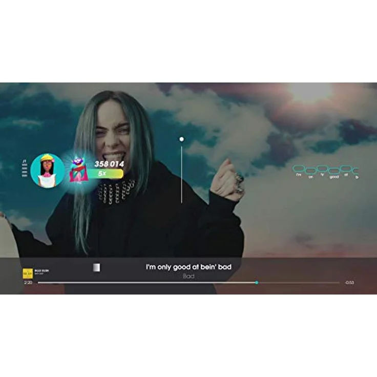 Ravenscourt Lass uns singen 2021 French Hits + 2 Microphones PS4 Game, Solo- und Mehrspielermodus, 40 Titel inklusive originalen Clips – Bild 2