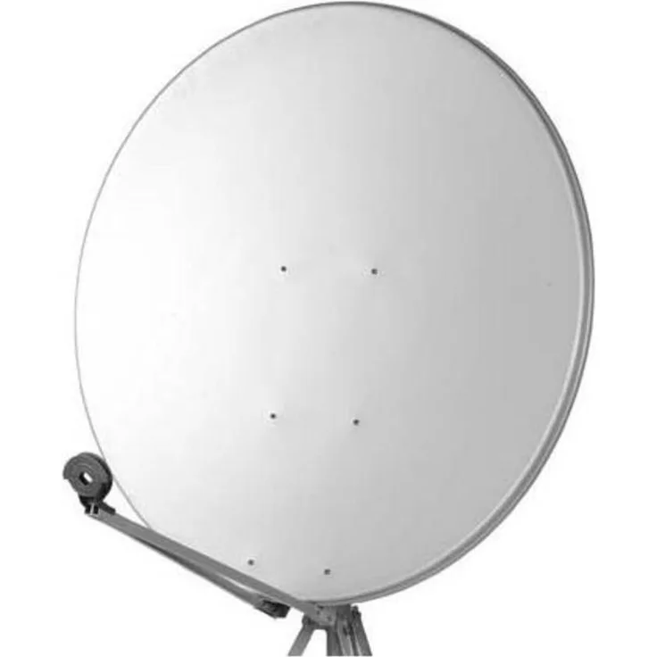 Televes Alu-Reflektor S 120-G X7103, 124x133 cm Satellitenantenne mit Halterung, anthrazit, multifeedfähig, vormontiert, Aluminium