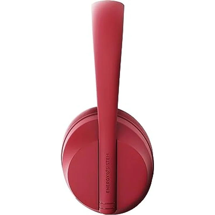 Energy Sistem Hoshi ECO Headset, Drahtloser Kopfbügel mit aktiver Geräuschunterdrückung, Bluetooth 5.3, 23 Stunden Akkulaufzeit, Rot – Bild 3