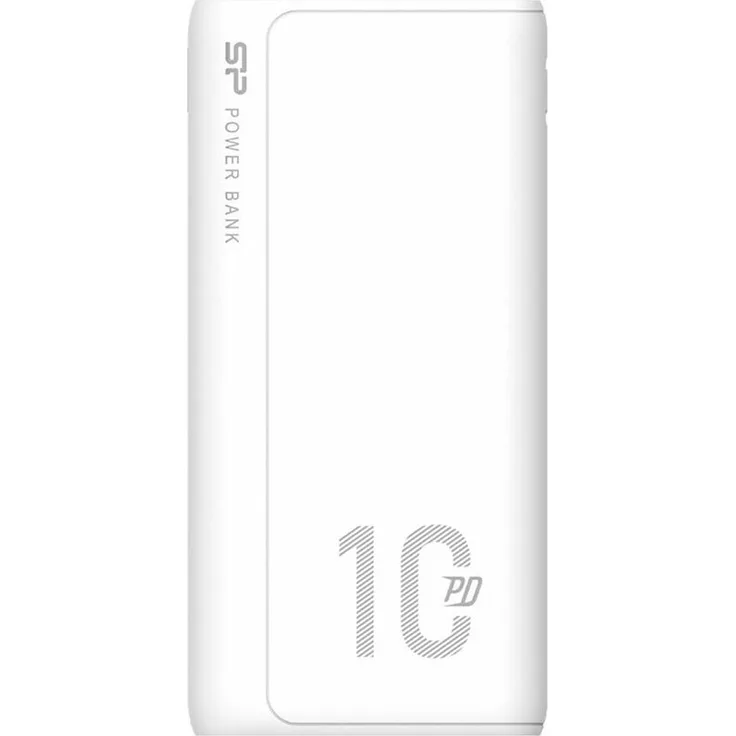 Silicon Power Qp15 10.000mah Powerbank, 18 Watt, 3 A, PD, QC 3.0, weiß
