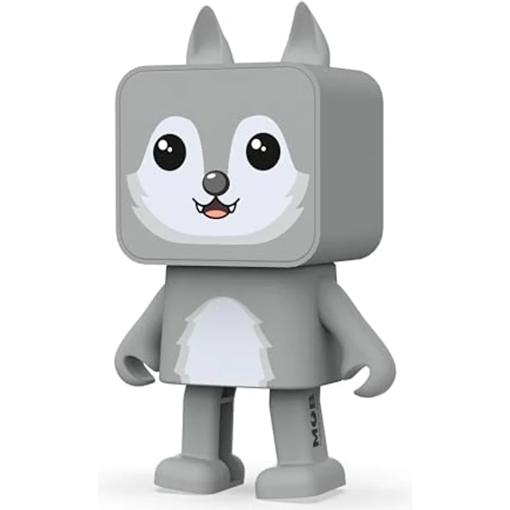 Mobility on Board Dancing Animal speaker - Wolf (4 h, Akkubetrieb), Bluetooth Lautsprecher, Grau – Bild 2