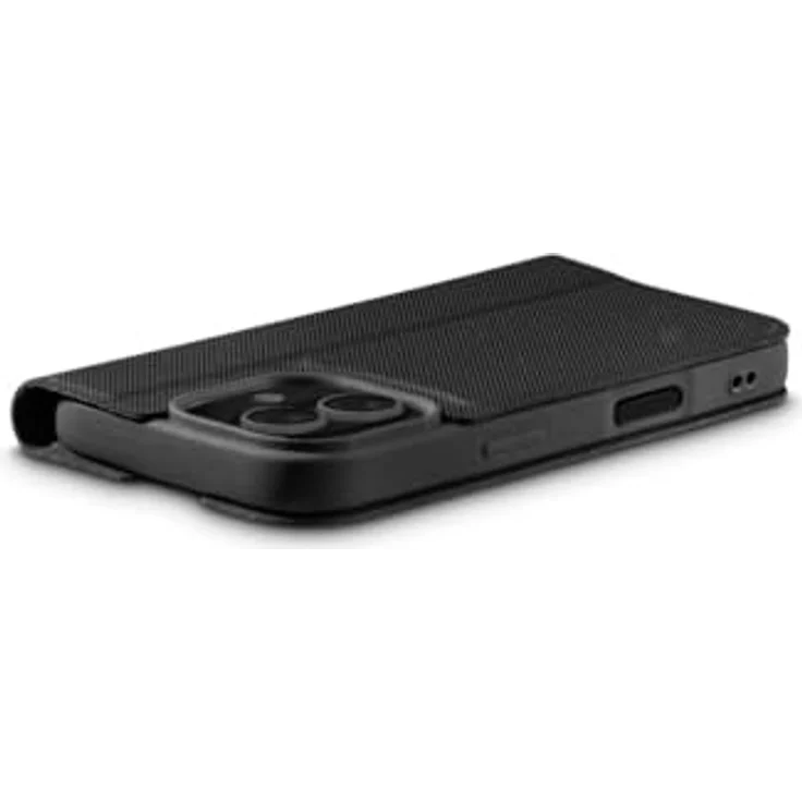 Hama Handyhülle für iPhone 16 (Handytasche zum Aufstellen, Etui mit Kartenfach, extra Schutz von Display und Kamera, mit Magnet, Klapphülle, weich, Anti Fingerabdruck) schwarz – Bild 4